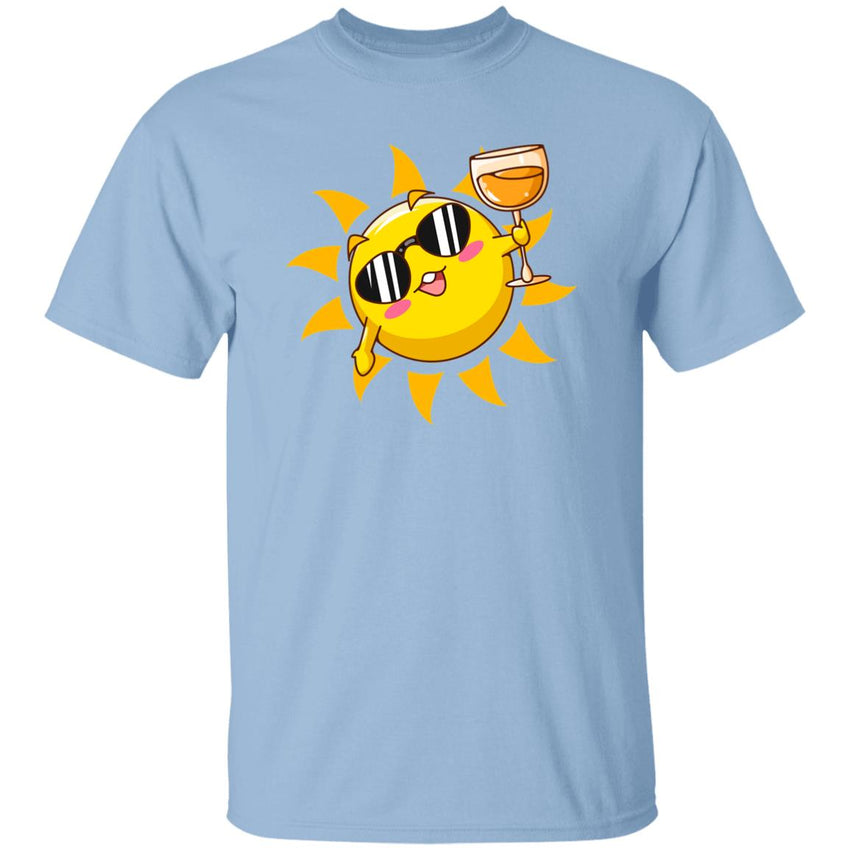 Summer Sun Drinking | Short Sleeve T-shirt | 100% Cotton