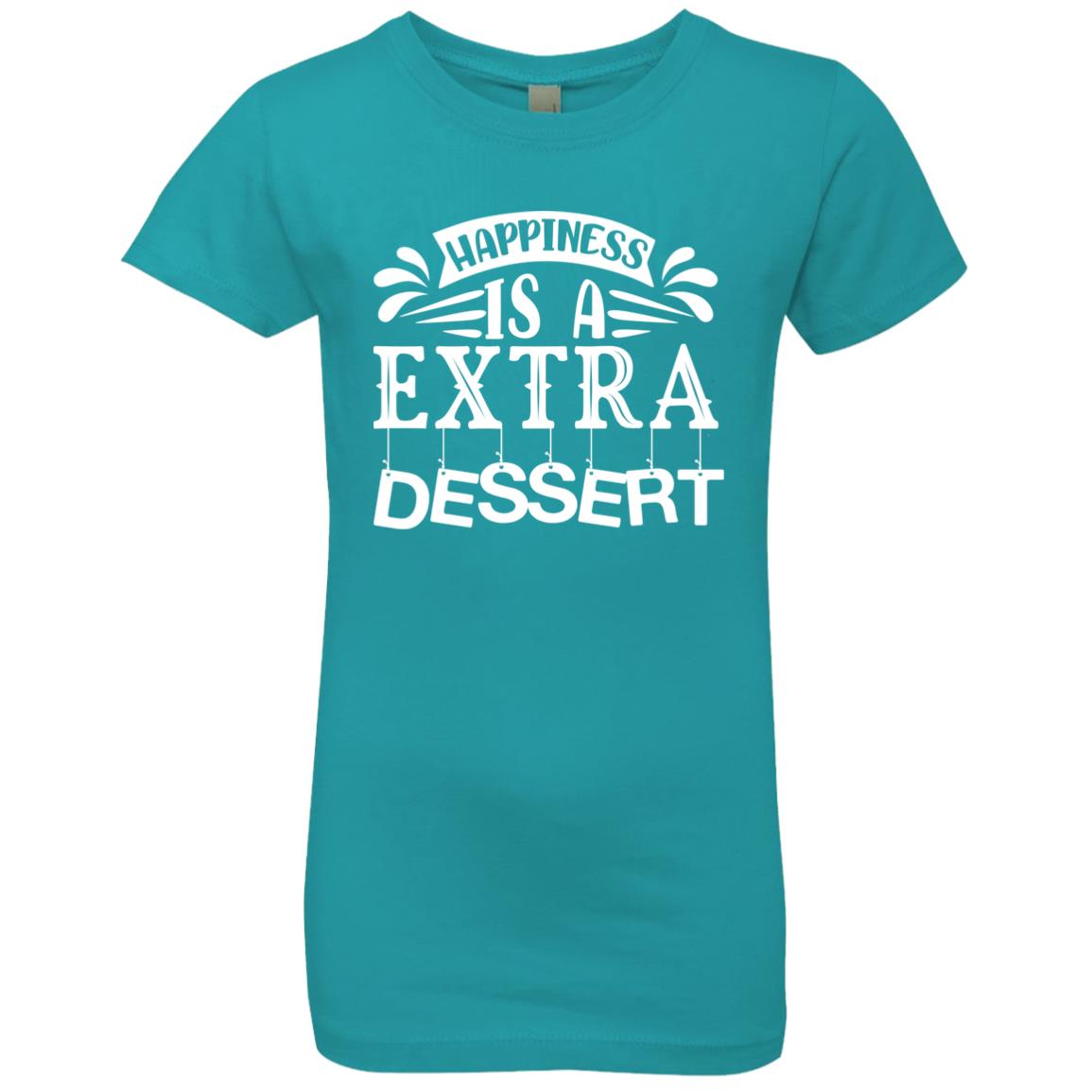 Happiness Is an Extra Dessert | Short Sleeve Kids T-shrit | 100% Cotton