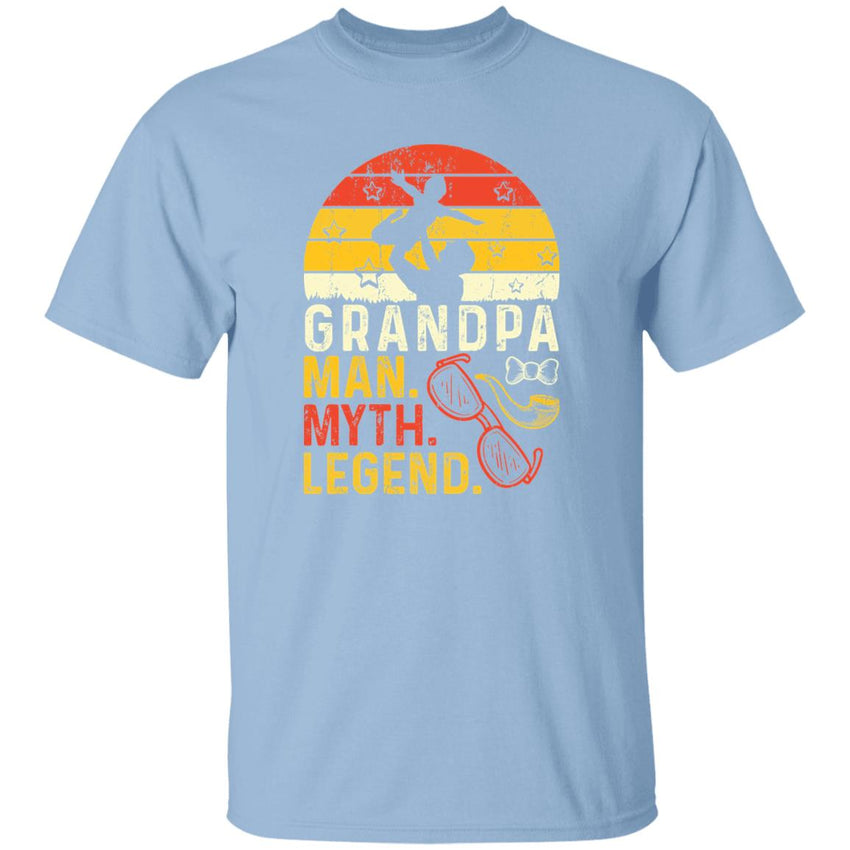 Grandpa Man Myth Legend | Short Sleeve T-shirt | 100% Cotton