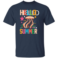 Hello Summer | Short Sleeve Kids T-shirt | 100% Cotton
