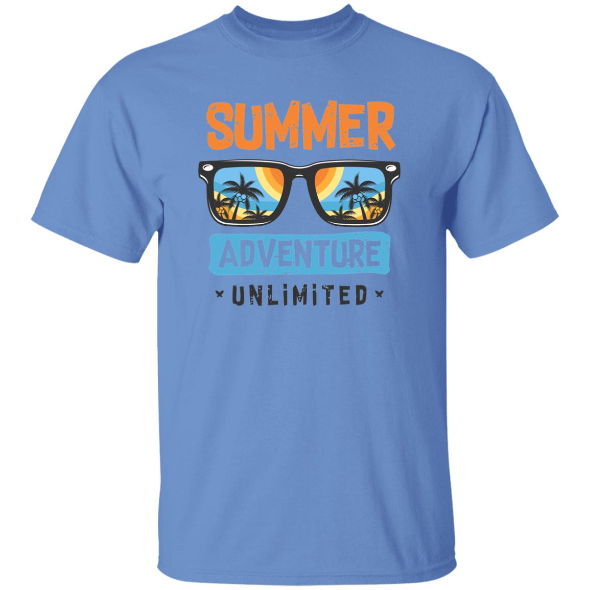 Summer Adventure Unlimited | Short Sleeve T-shirt | 100% Cotton
