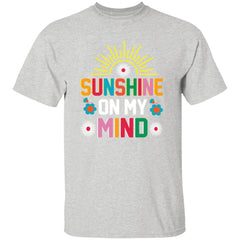 Sunshine on My Mind - | Short Sleeve Kids T-shirt | 100% Cotton