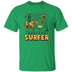 Western Surfer | Short Sleeve T-shirt | 100% Cotton