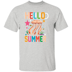 Hello Summer | Short Sleeve Kids T-shirt | 100% Cotton