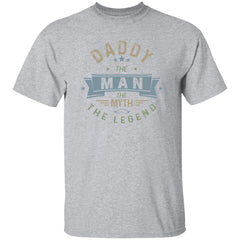 Daddy The Myth The Legend | Short Sleeve T-shirt | 100% Cotton
