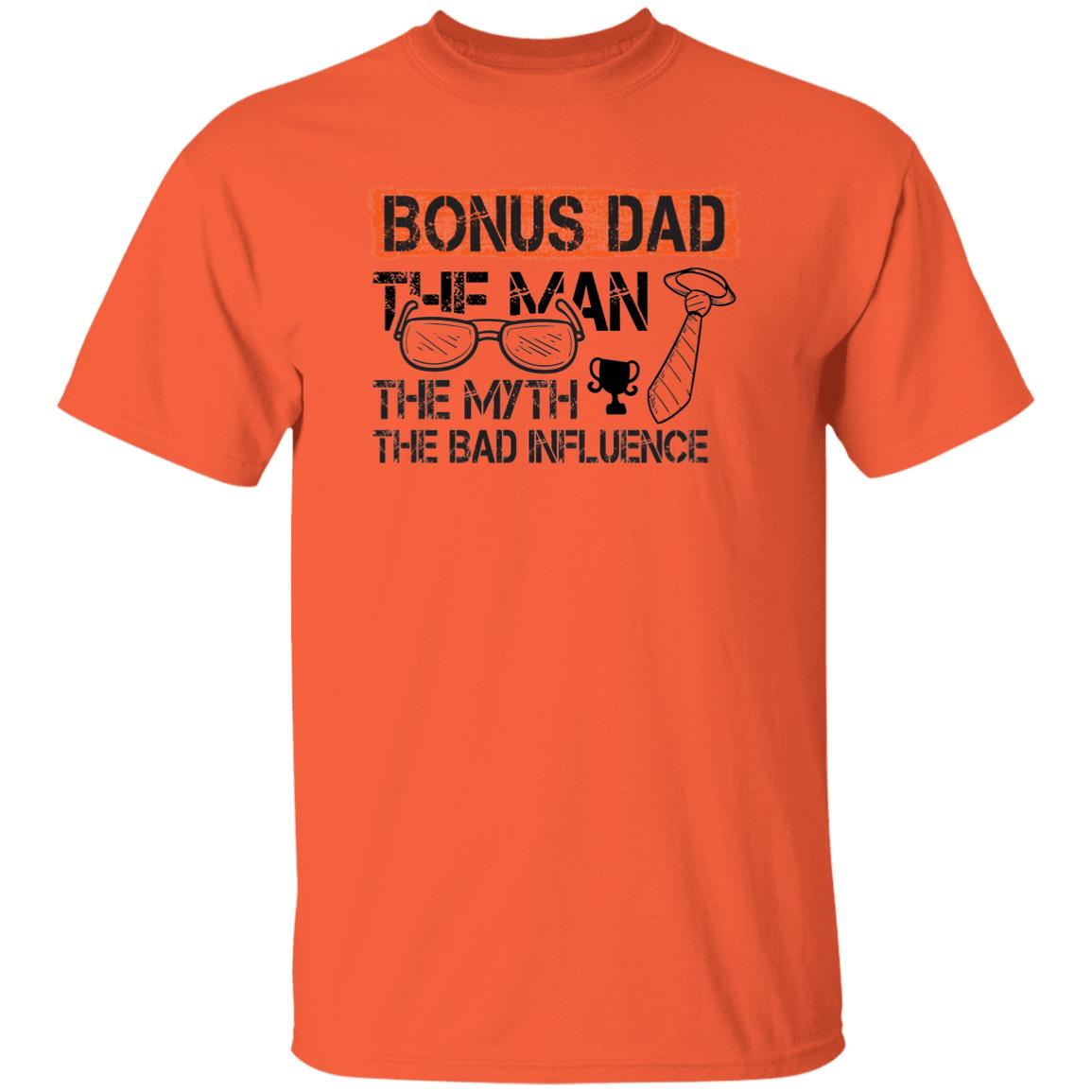 Bonus Dad  | Short Sleeve T-shirt | 100% Cotton