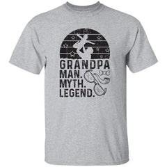 Grandpa Man Myth Legend | Short Sleeve T-shirt | 100% Cotton