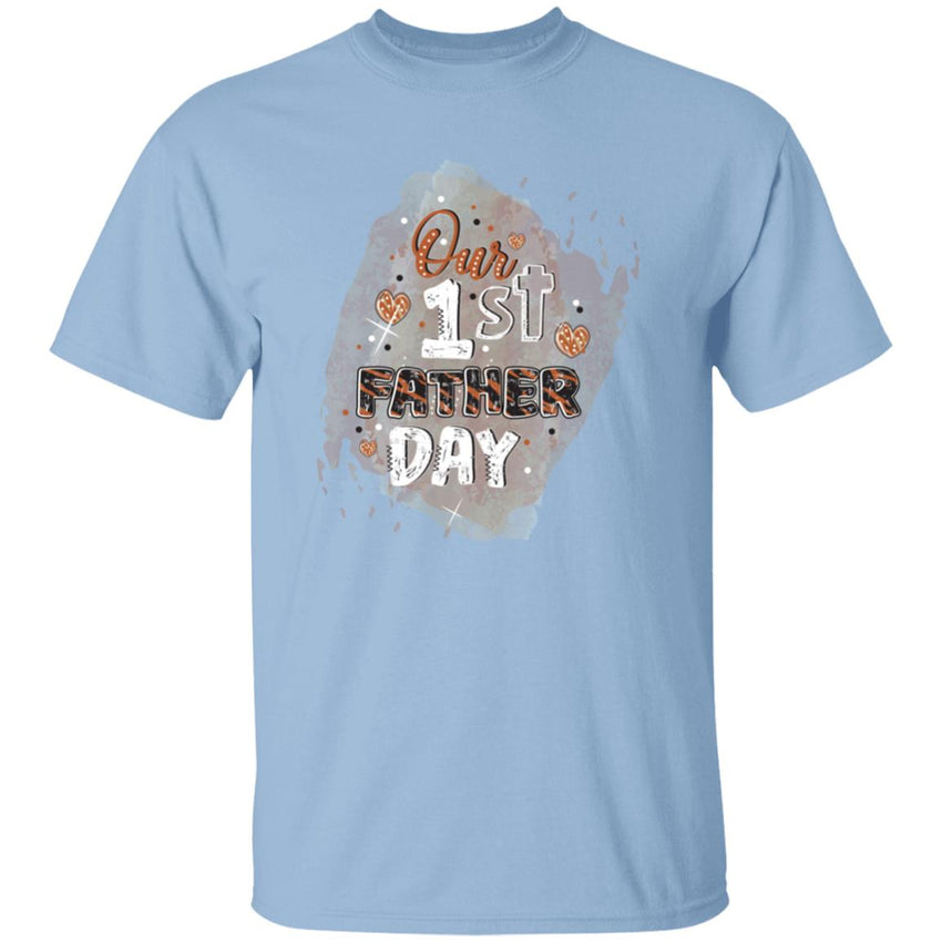 Our 1st Father's Day | Short Sleeve T-shirt | 100% Cotton