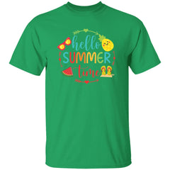 Hello Summer Time | Short Sleeve T-shirt | 100% Cotton