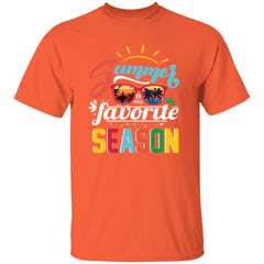 Summer Is My Favorite Season | Short Sleeve Kids T-shirt | 100% Cotton