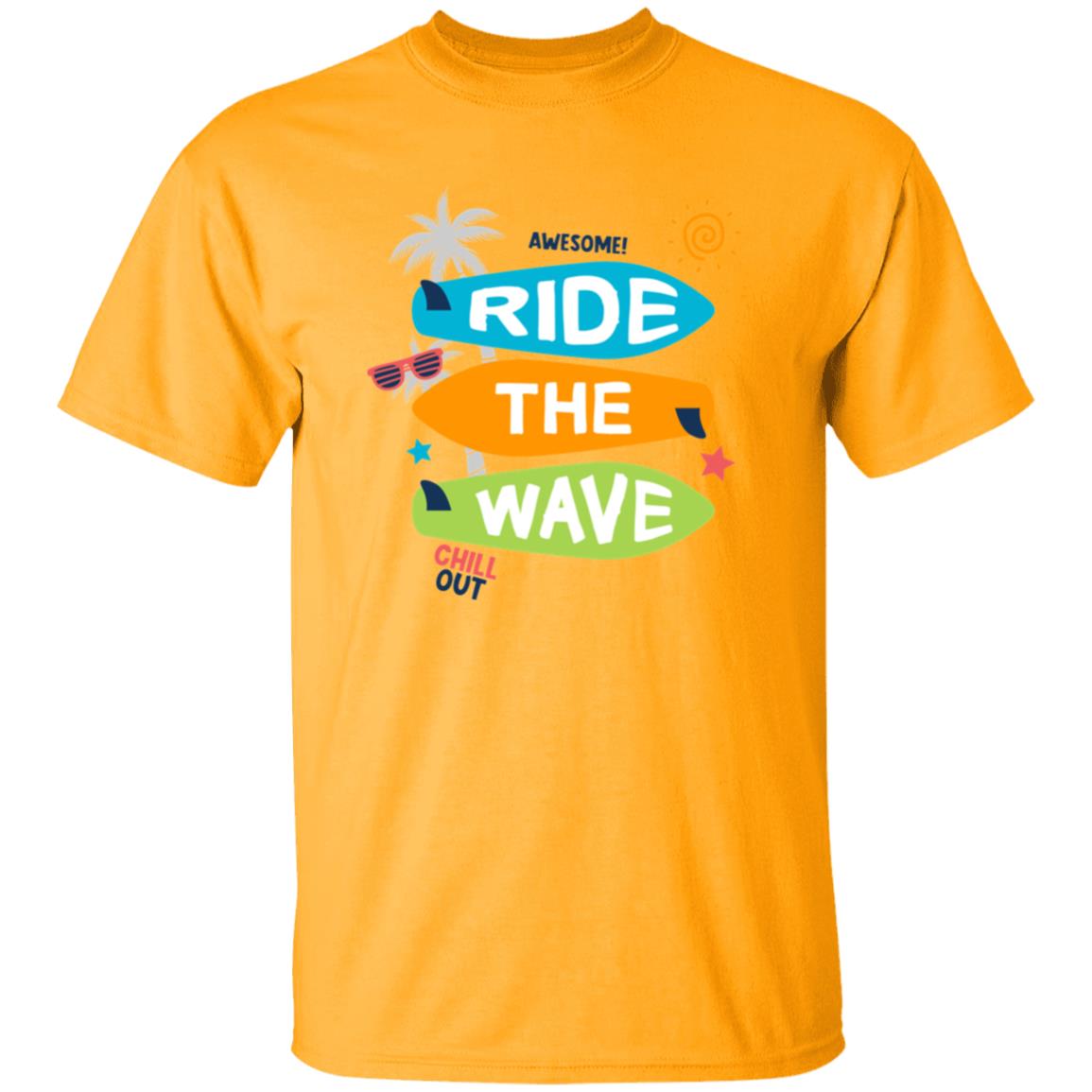 Ride The Wave | Short Sleeve T-shirt | 100% Cotton