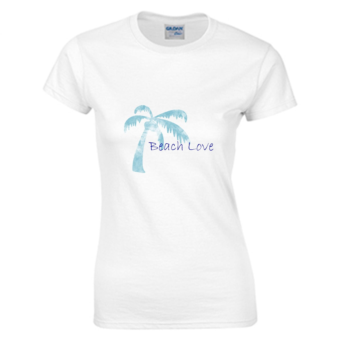 Beach Love Women's T-shirt (100% Cotton) - T0365