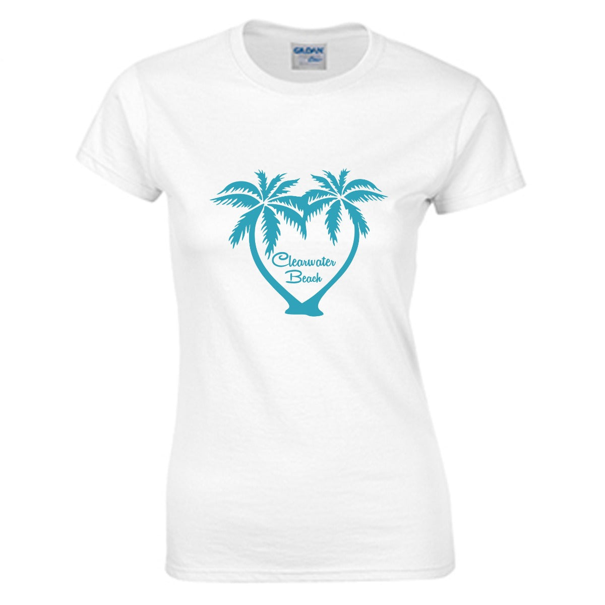 Clearwater Beach Women's T-shirt (100% Cotton) - T0367