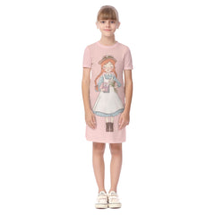 Anne of Green Gables Short Sleeve Kid's Dress - T0239