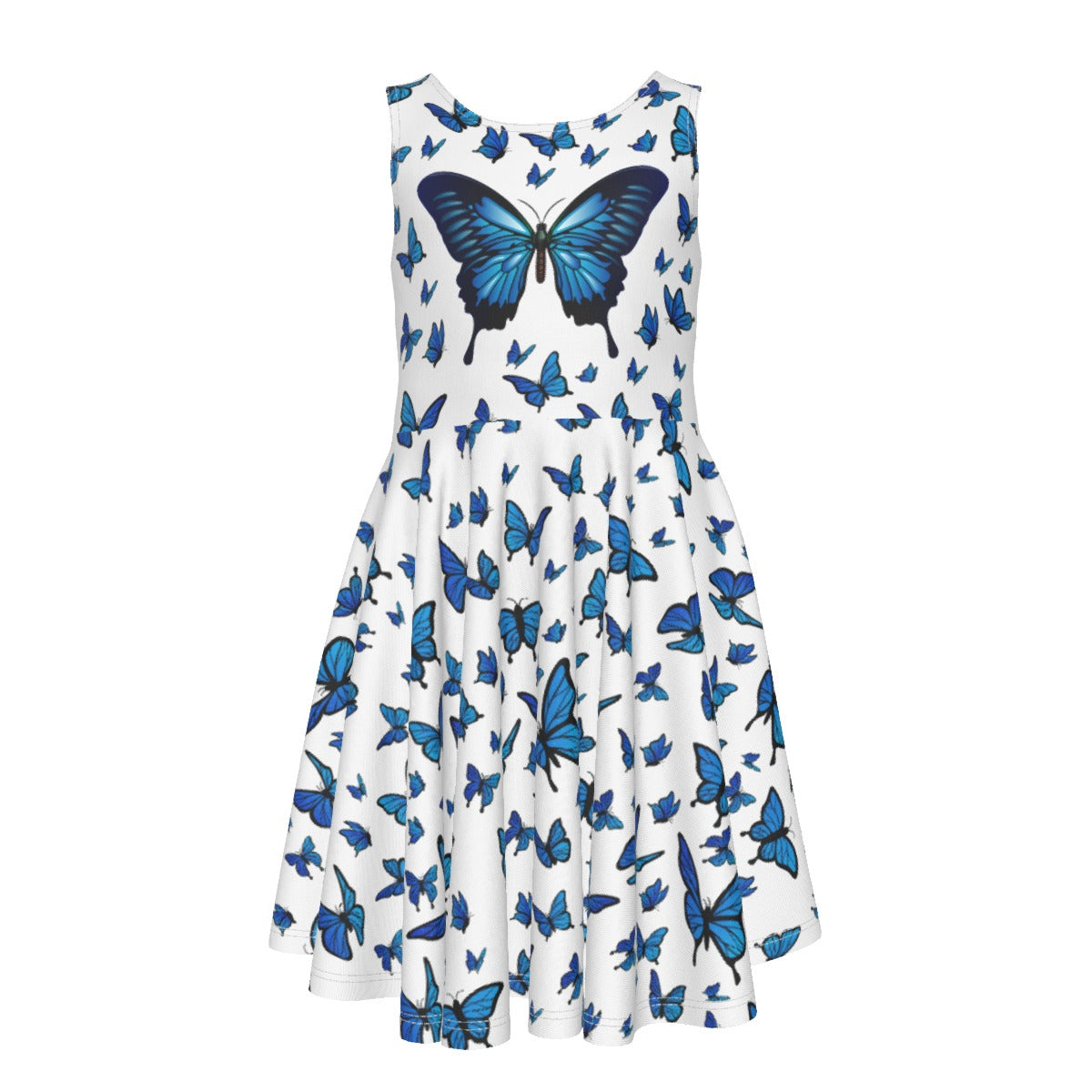 Special Butterfly Sleeveless Vest Kid's Dress - T0242