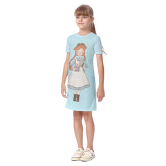 Anne of Green Gables Short Sleeve Kid's Dress - T0239