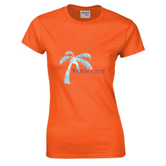 Beach Love Women's T-shirt (100% Cotton) - T0365