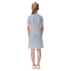 Polite Girl Short Sleeve Kid's Dress - T0240