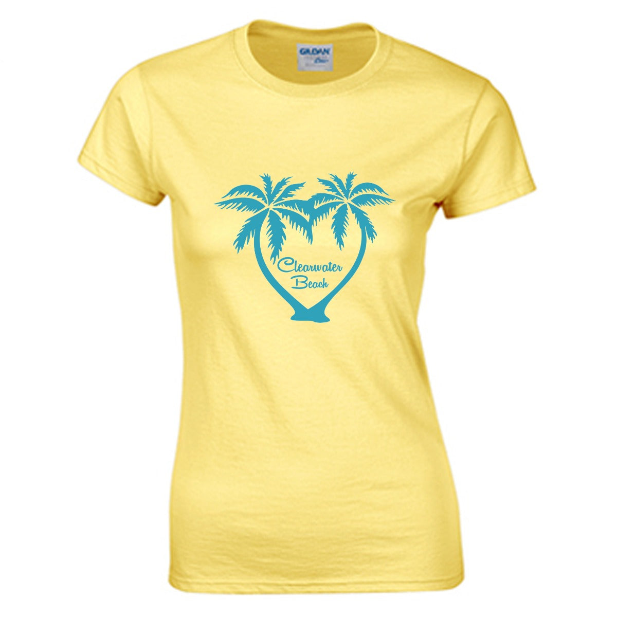 Clearwater Beach Women's T-shirt (100% Cotton) - T0367