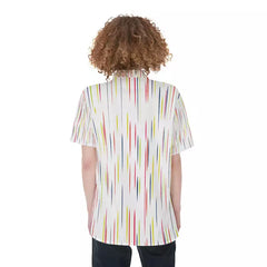 Rainbow Colors Striped Pattern | Women's Short Sleeve Shirt